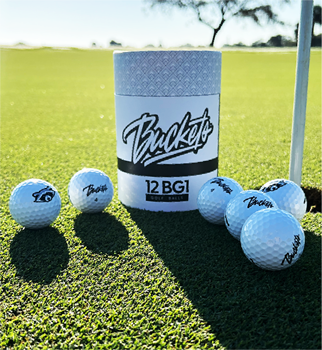1 Dozen - Buckets BG-1 Golf Balls